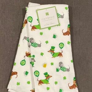 ☘️Dachshund kitchen towels